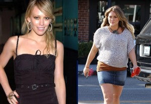 Hilary Duff antes-después peso