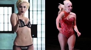 Lady Gaga antes-después peso
