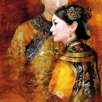 Geisha con piel deshidratada
